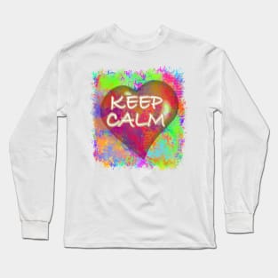 Full of Color with Heart Long Sleeve T-Shirt